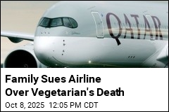 Family Sues Qatar Airways Over Vegetarian&#39;s Death