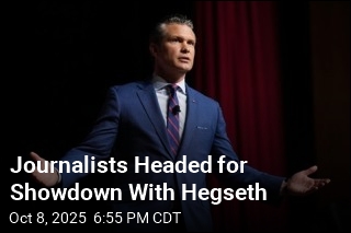Journalists Headed for Showdown With Hegseth
