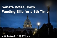 6th Round of Votes on Ending Shutdown Fails