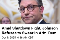 Johnson Blocks Swearing In of Ariz. Dem Amid Shutdown Fight