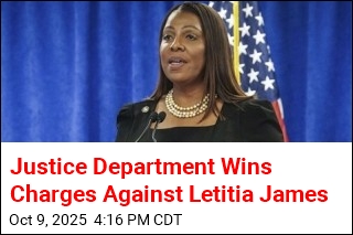 Justice Department Wins Charges Against Letitia James