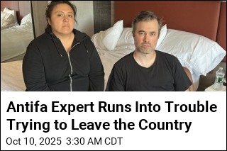Antifa Expert Runs Into Trouble Trying to Leave the Country