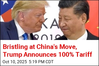 Bristling at China&#39;s Move, Trump Announces 100% Tariff
