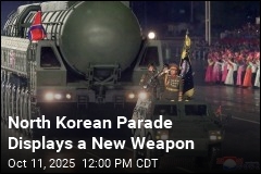 North Korea Rolls Out New ICBM for Parade