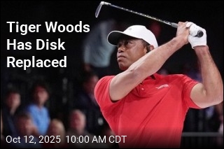 Tiger Woods Has Disk Replaced