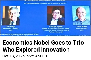 Nobel Goes to 3 Who Explained Innovation-Driven Growth