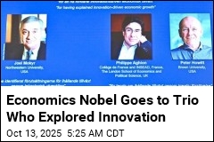 Nobel Goes to 3 Who Explained Innovation-Driven Growth