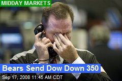 Bears Send Dow Down 350