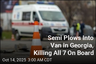 Semi Crashes Into Van in Georgia, Killing All 7 On Board