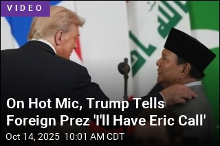 On Hot Mic, Trump Talks Family Business With Foreign Leader