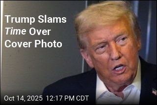 Trump Slams Time Over Cover Photo