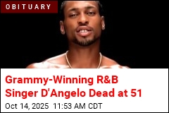 Grammy-Winning R&amp;B Singer D&#39;Angelo Dead at 51