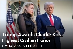 Trump Honors Kirk With Presidential Medal of Freedom