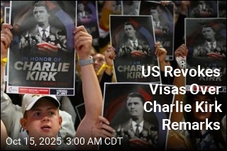 US Revokes Visas Over Charlie Kirk Comments