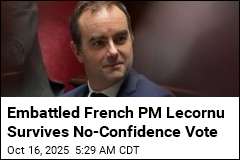 Embattled French PM Lecornu Survives No-Confidence Vote