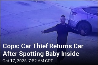 Cops: Car Thief Returns Car After Spotting Baby Inside