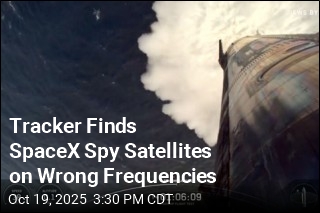 Tracker Finds SpaceX Spy Satellites on Wrong Frequencies