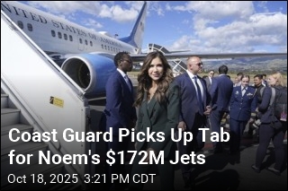 Coast Guard Picks Up Tab for Noem&#39;s $172M Jets