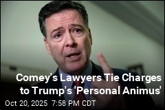 Comey&#39;s Lawyers Tie Charges to Trump&#39;s &#39;Personal Animus&#39;