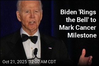 Biden &#39;Rings the Bell&#39; to Mark Cancer Milestone