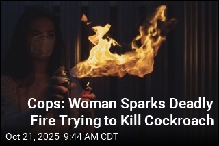 Cops: Woman Sparks Deadly Fire Trying to Kill Cockroach