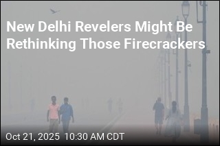 After Celebrations, India&#39;s Capital Finds Itself in a Haze