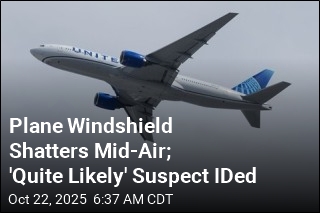 Plane&#39;s Windshield Partially Shatters Mid-Air