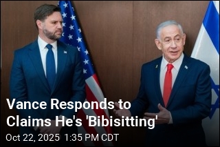 Vance Responds to Claims He&#39;s &#39;Bibisitting&#39;