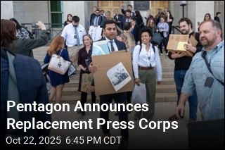 Pentagon Announces Replacement Press Corps