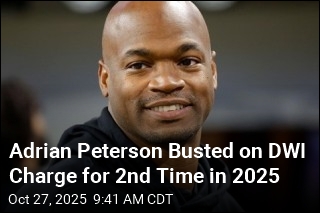 Adrian Peterson Sees 2nd DWI Arrest in 7 Months