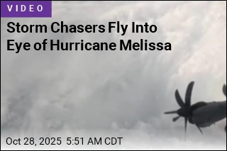 Storm Chasers Fly Into Eye of Hurricane Melissa