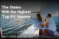 The States With the Highest &#39;Top 5%&#39; Income