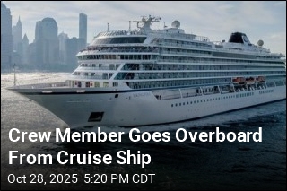 Crew Member Goes Overboard From Cruise Ship