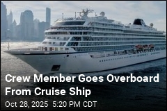 Crew Member Goes Overboard From Cruise Ship