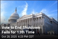 Vote to End Shutdown Fails for 13th Times
