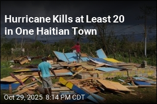 Hurricane Kills at Least 20 in One Haitian Town