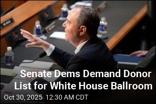 Senate Dems Demand Donor List for Trump&#39;s Ballroom