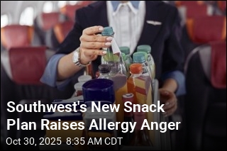 Southwest&#39;s New Snack Plan Raises Allergy Anger