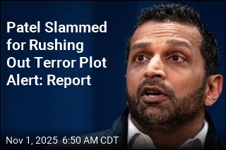 FBI Chief Slammed for Rushing Out Terror Plot Alert: Report