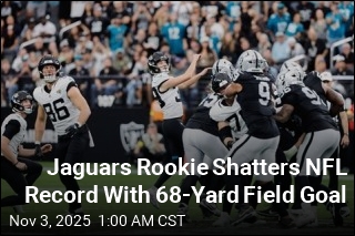 Jaguars Rookie Shatters NFL Record With 68-Yard Field Goal
