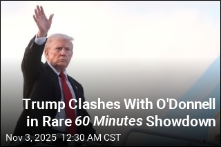 Trump Clashes With O&#39;Donnell in Rare 60 Minutes Showdown