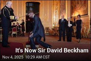 Bend a Knee Like Beckham: It&#39;s Now Sir David