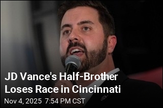 JD Vance&#39;s Half-Brother Loses Race in Cincinnati