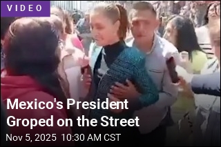 Mexico&#39;s President Groped on the Street