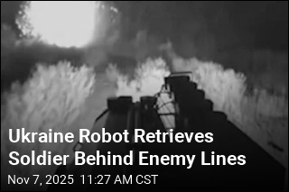 Ukraine Robot Retrieves Soldier Behind Enemy Lines