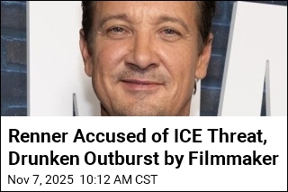 Renner Accused of ICE Threat, Drunken Outburst by Filmmaker