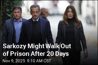 Sarkozy Might Walk Out of Prison After 20 Days