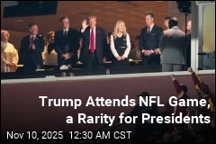 Trump Booed as He Attends NFL Game