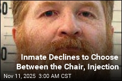 Inmate Declines to Choose Between the Chair, Injection