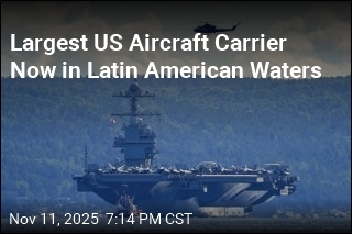 US Aircraft Carrier Now Near Venezuela